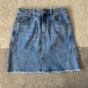 Dynamite mini denim skirt